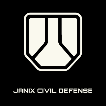 Janix Civil Defense emblem