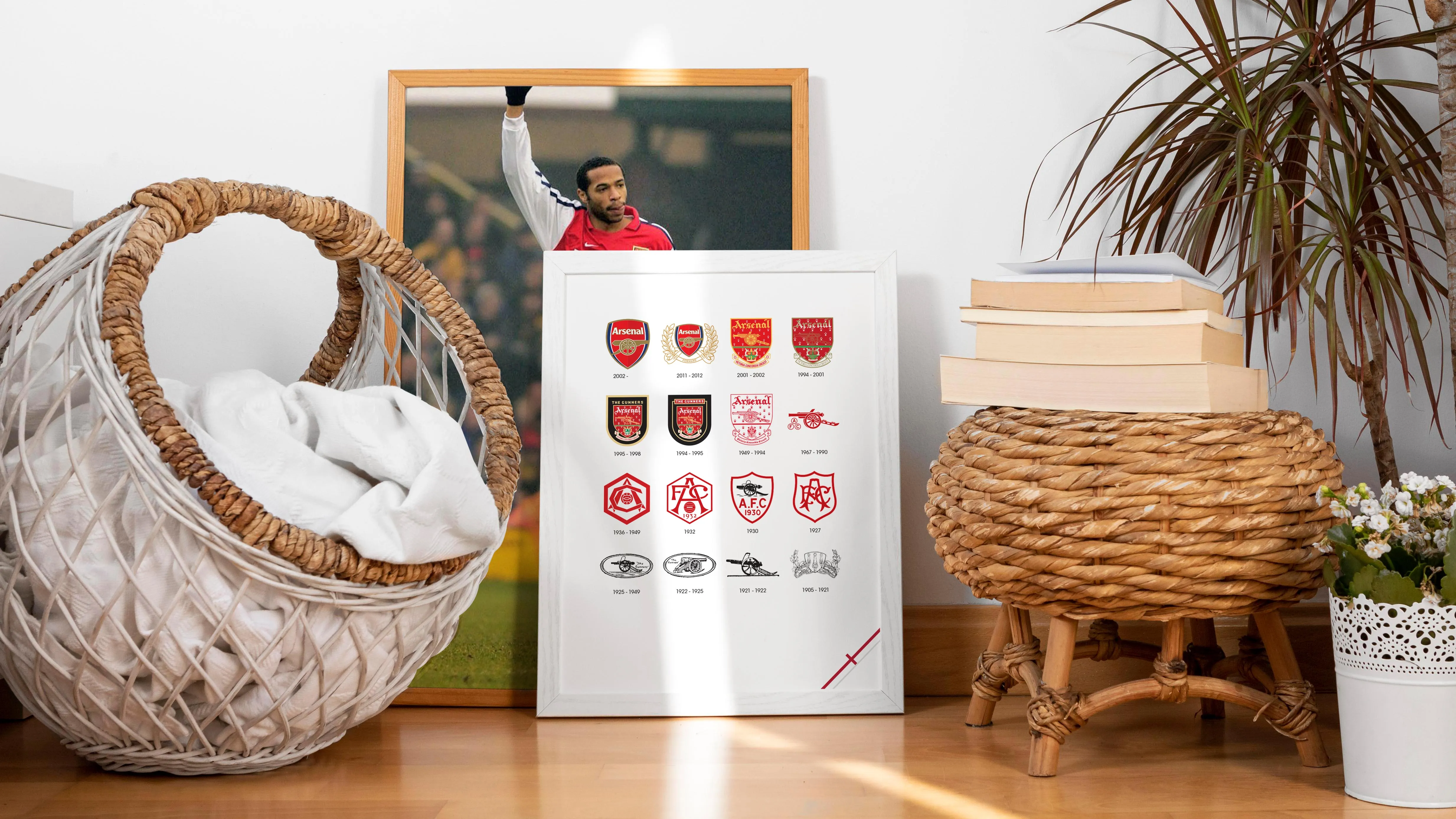 Arsenal poster in room