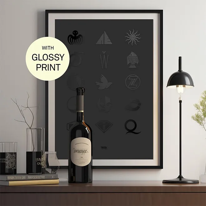 James Bond Logo infographic poster